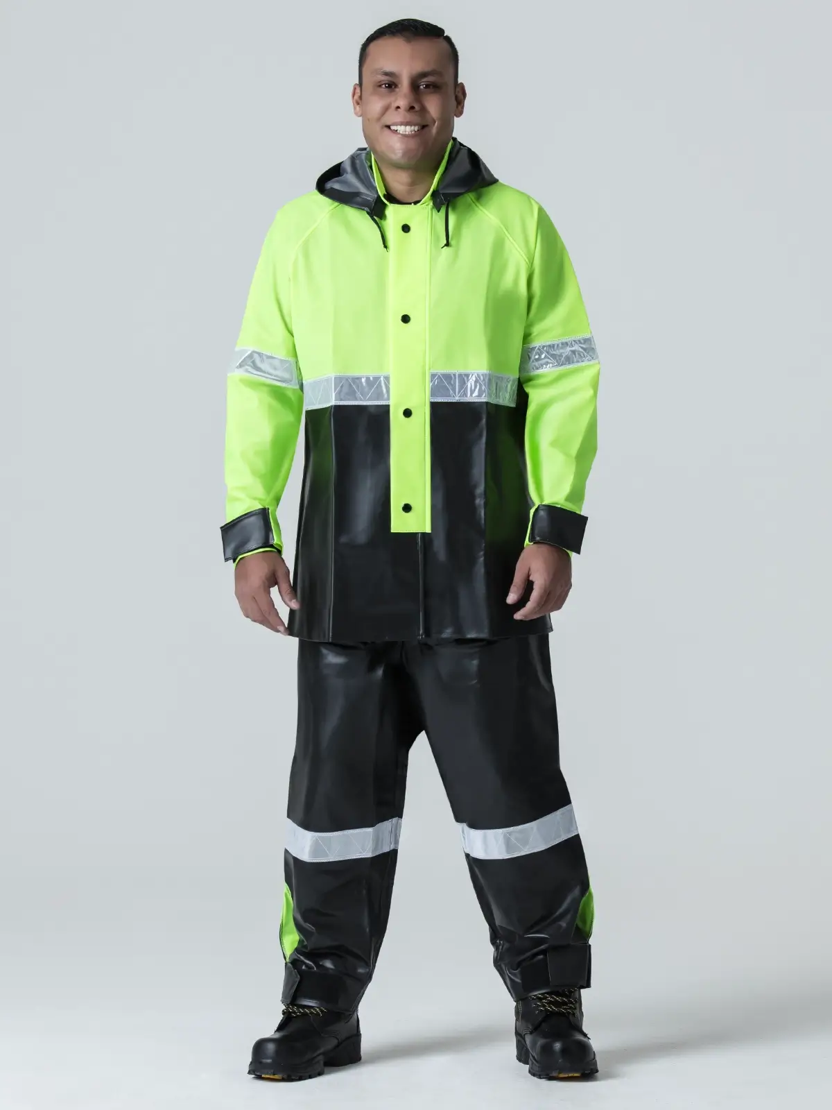 Reflective Motorcycle Raincoat 