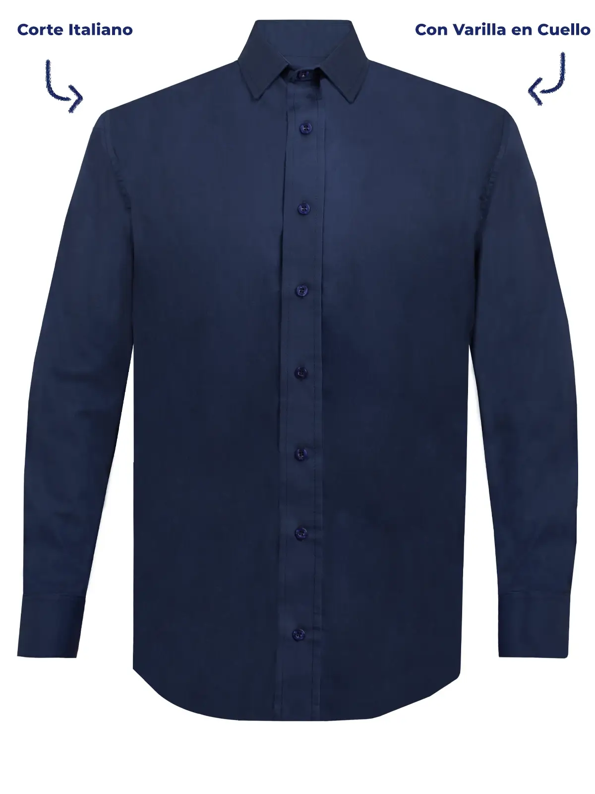 Camisas de Gabardina Italiana para Trabajo