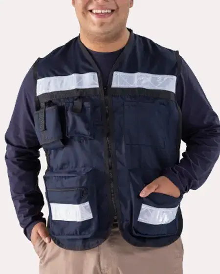 Chaleco Brigadista con Cintas Reflejantes