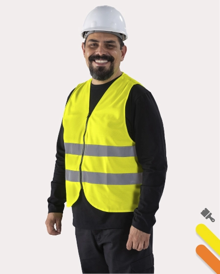 Chaleco Naranja de Seguridad Profesional
