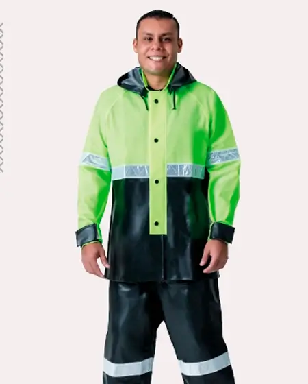 Impermeable Reflejante para Motociclista