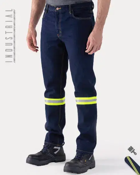 Reflective denim jeans for Men (14 oz)