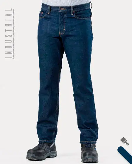 Pantalones industriales de mezclilla (14 oz)