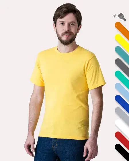 Camiseta de Manga corta 100 algodón
