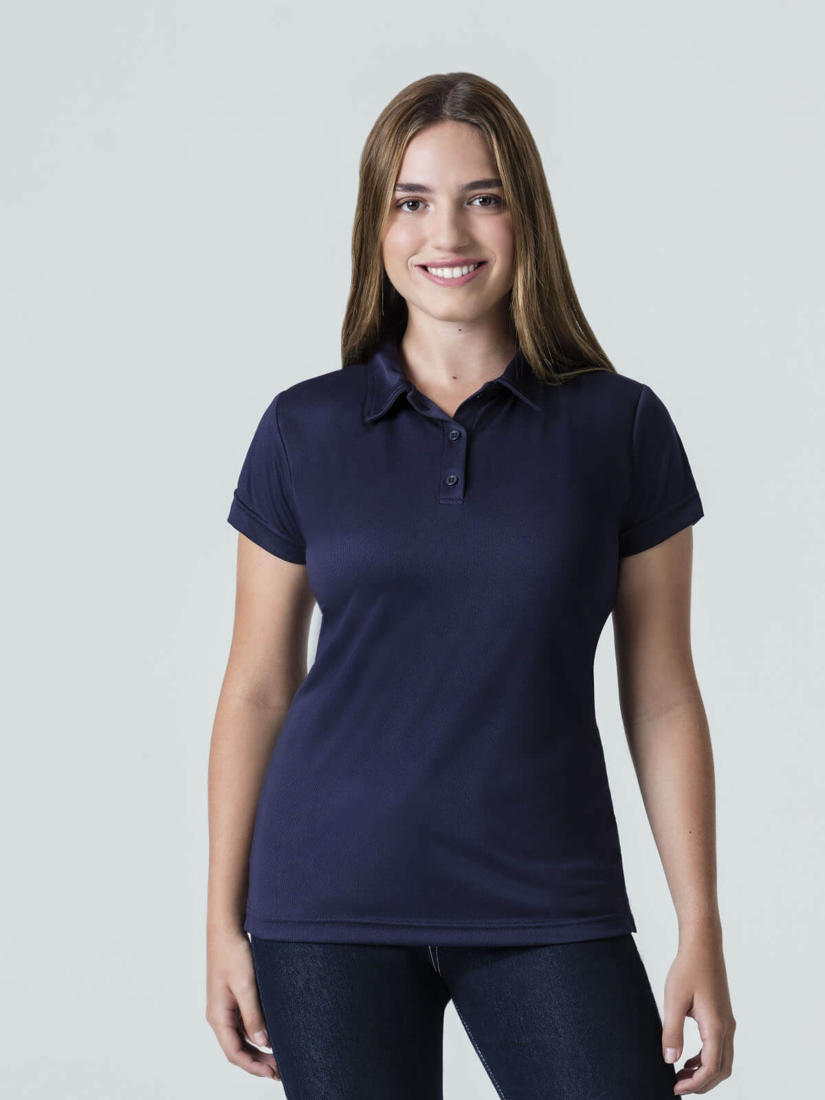 playera dryfit marino para mujer