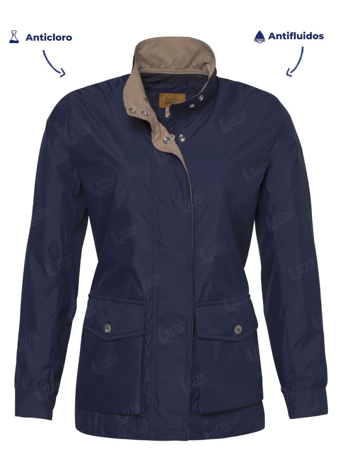 Rompevientos Impermeable Halifax Dama Frente copia