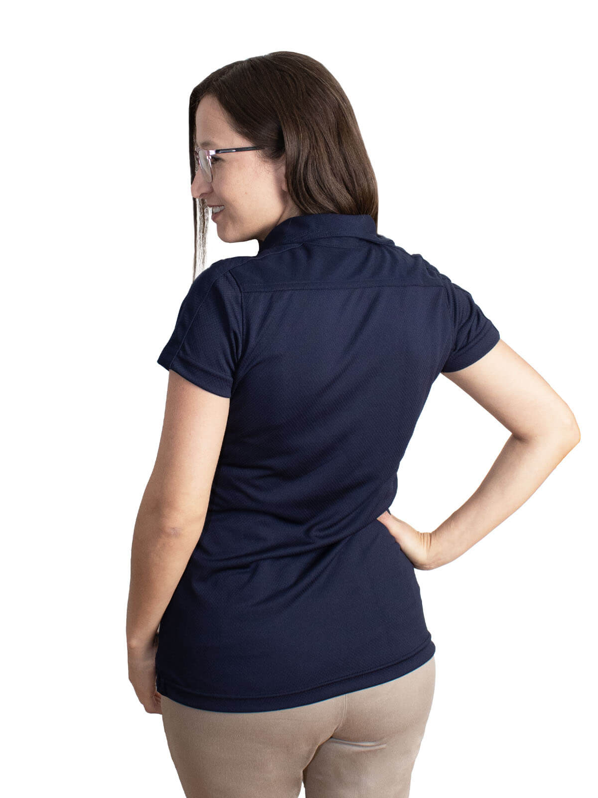 playera golf marino dama