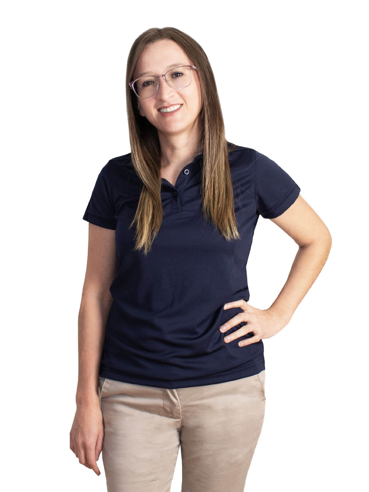 playera polo marino para dama