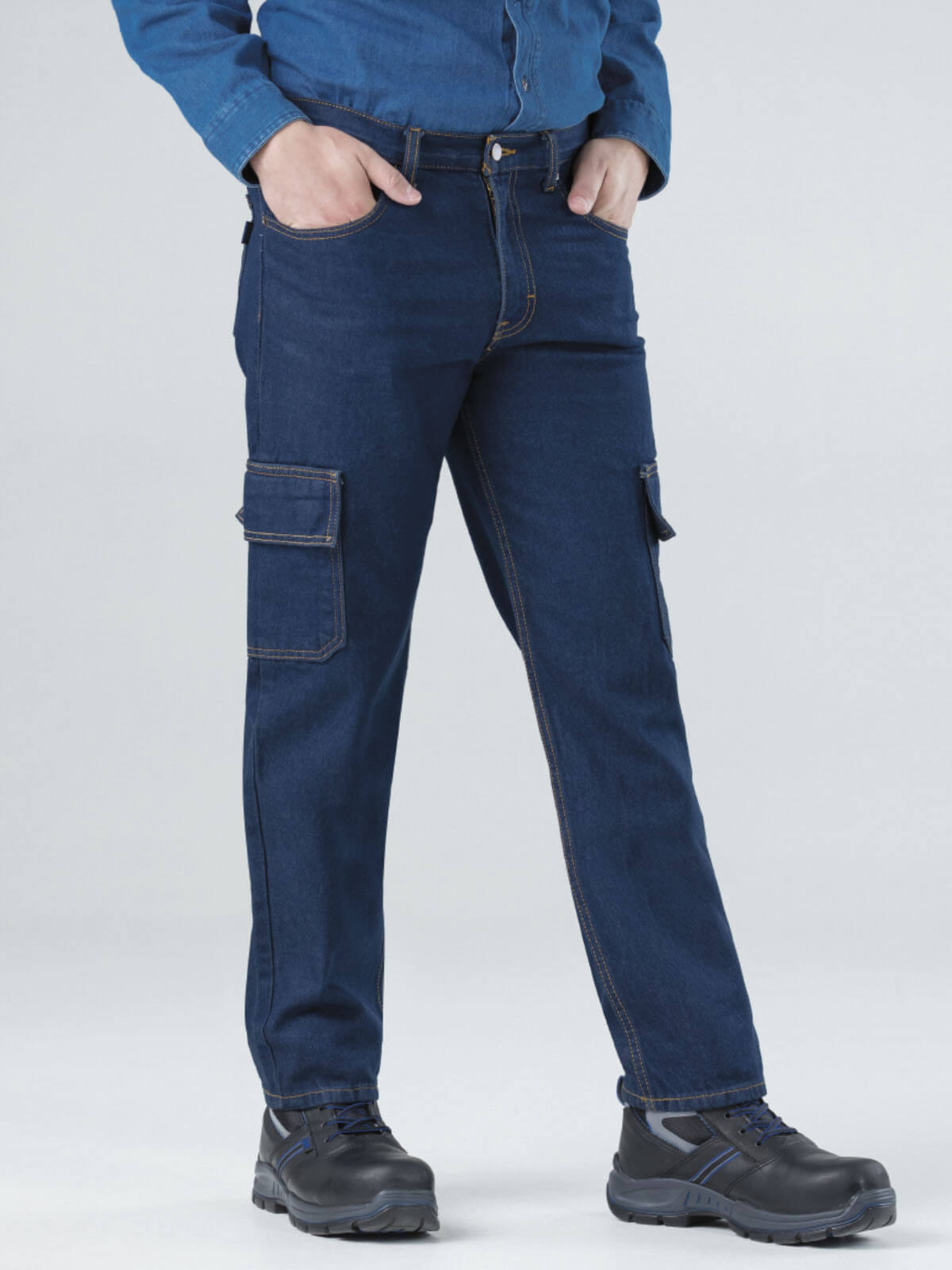  jeans Pantalones cargo impermeables para hombre