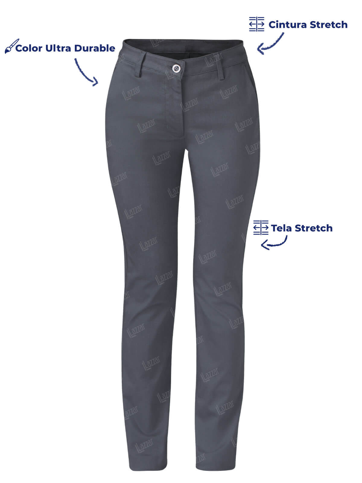 Pantalón Ejecutivo  Gris