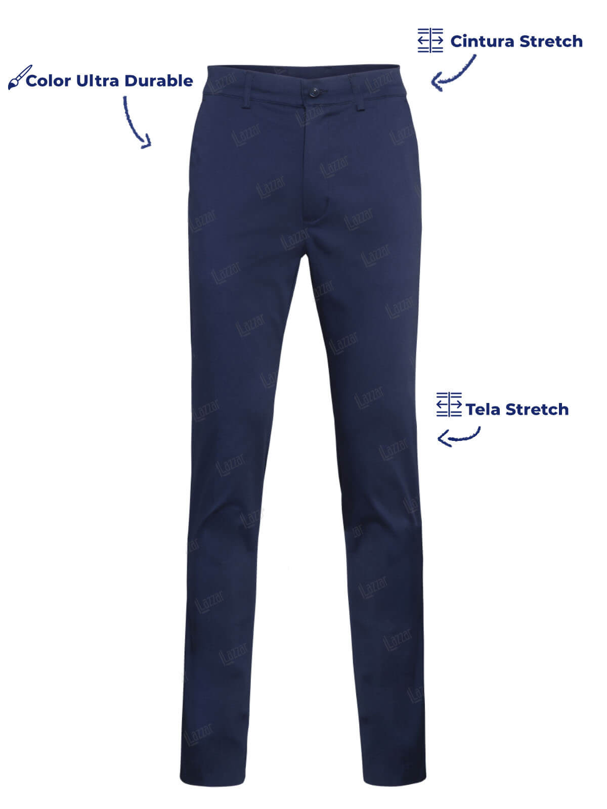 Pantalon Empresarial vista hacia enfrente