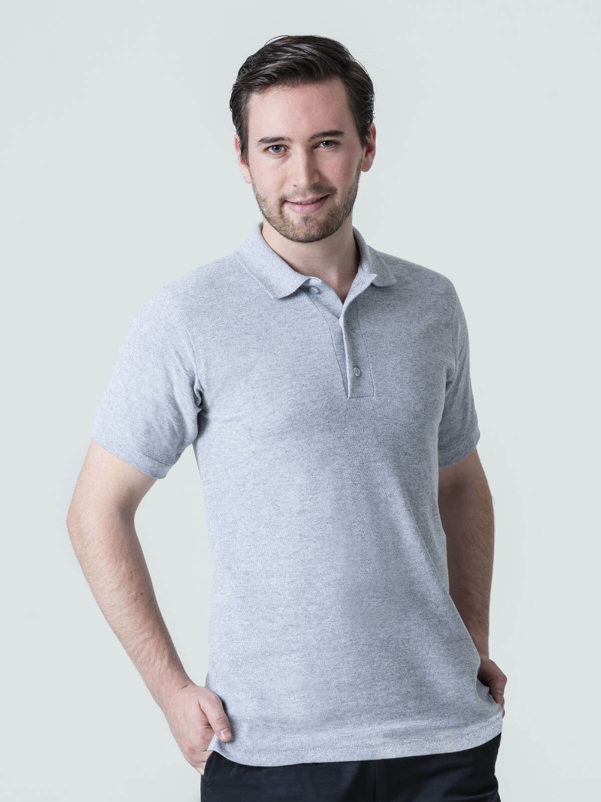 polo gris jaspe