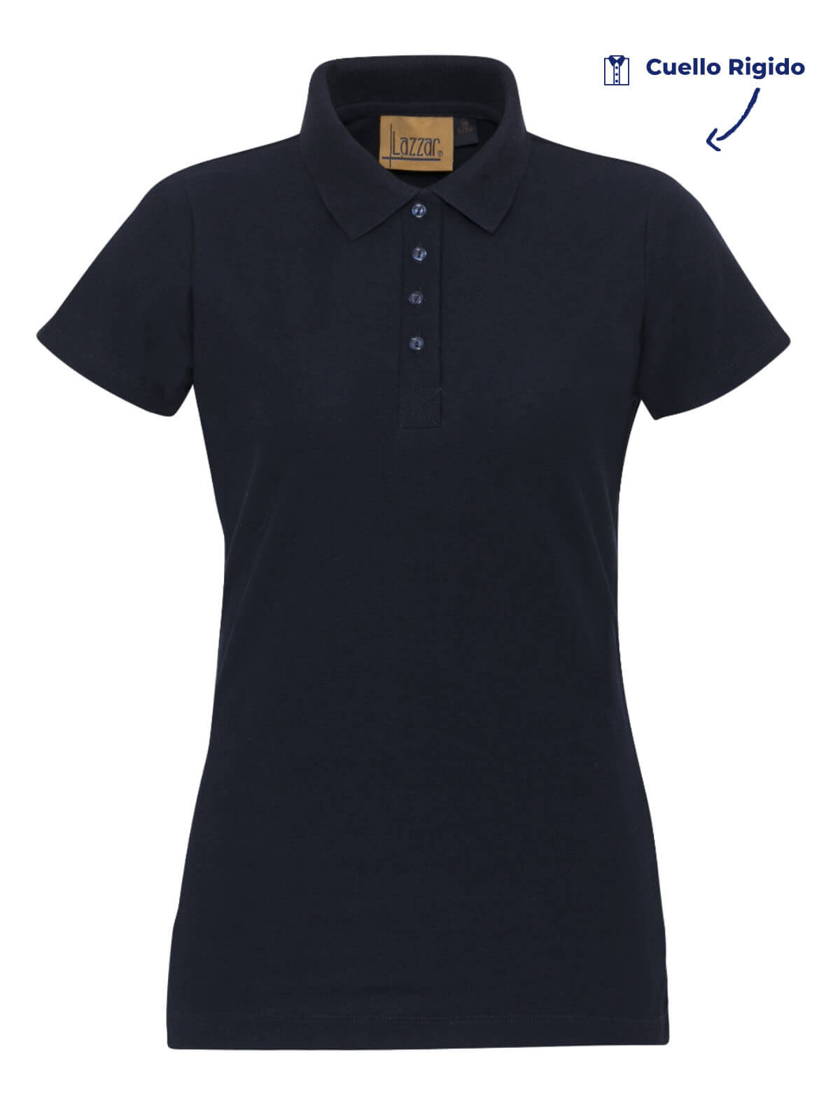 Playera Tipo Polo Ejecutiva Premium Dry Fit para dama color azul marino