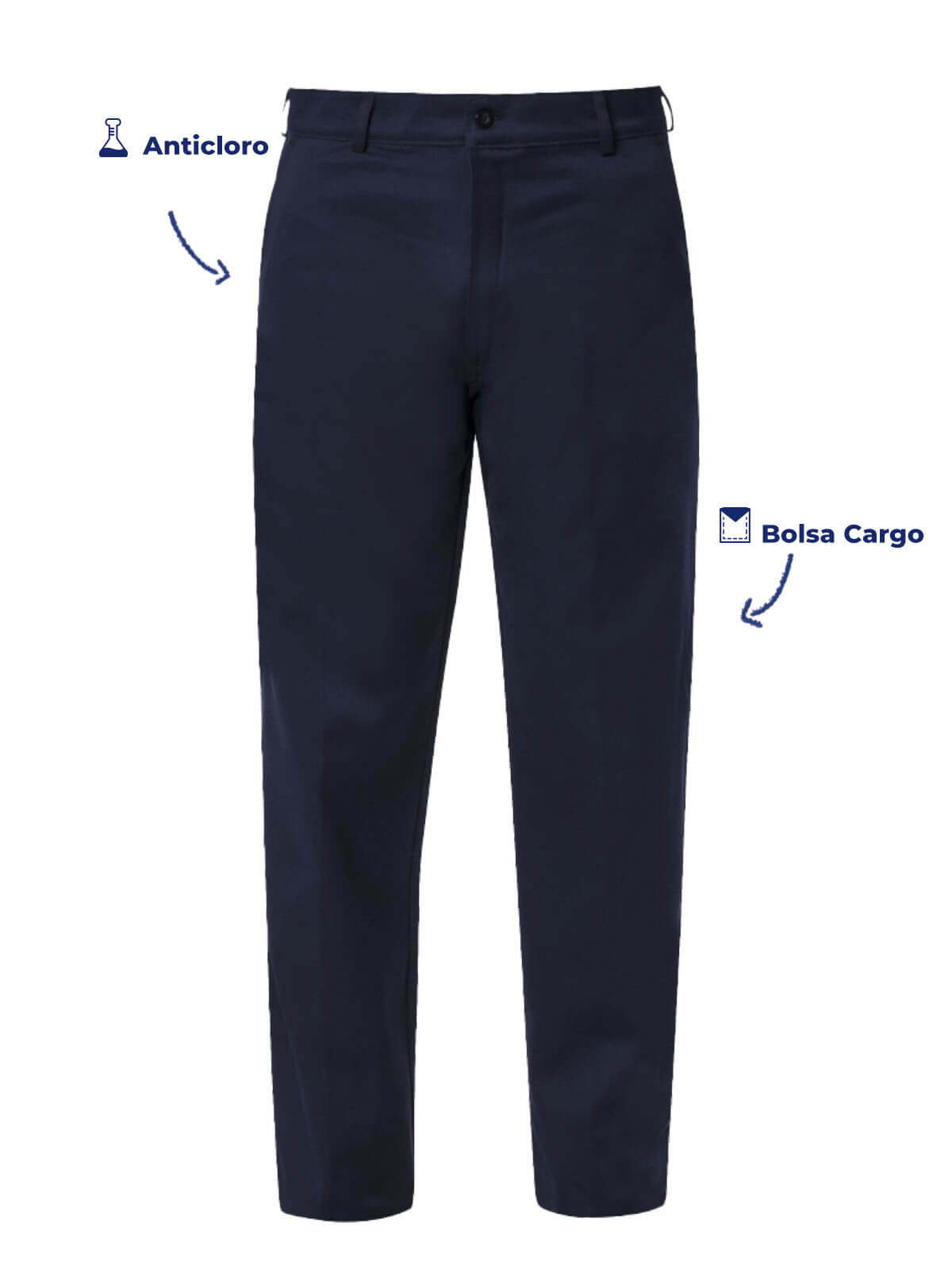 Pantalon tipo Cargo