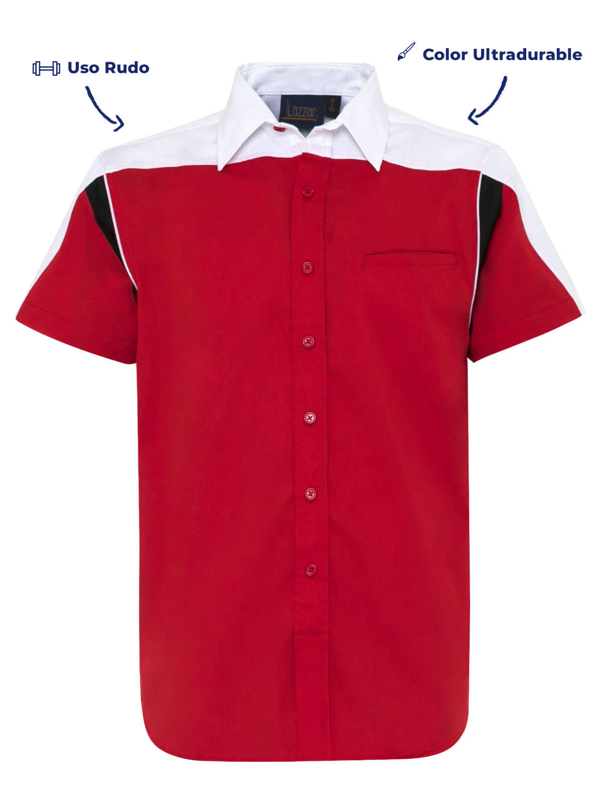 Camisa Racing color con rojo