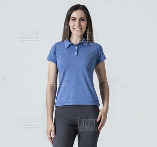 Playeras tipo polo bordadas para uniformes | Lazzar México