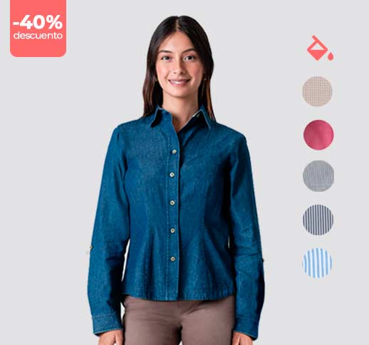 Blusas ejecutivas en descuento