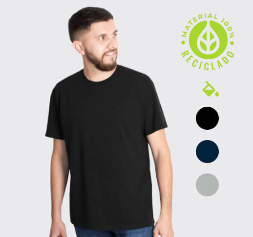 Playera cuello redondo ecologica