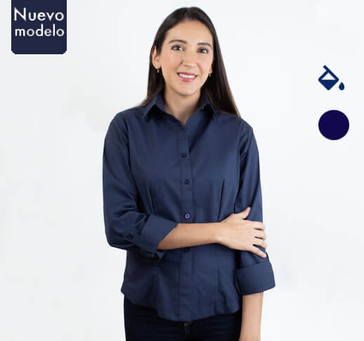 Blusas de Gabardina Italiana para Trabajo
