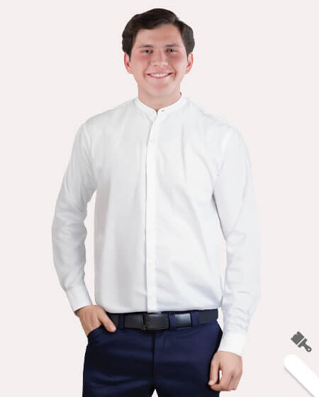 Camisa de Cuello Mao