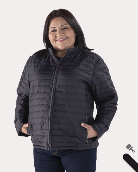 Chamarra capitonada para mujer