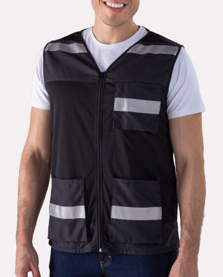 Black Safety Vest Major