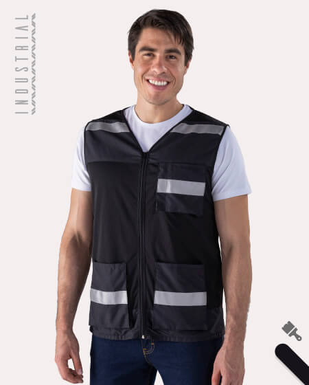 Black Safety Vest Major
