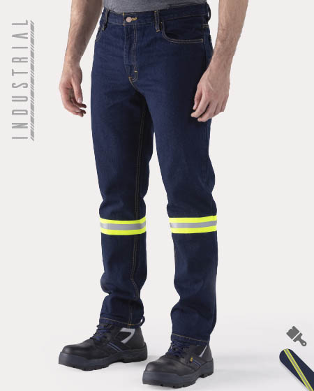 Reflective denim jeans for Men (14oz)