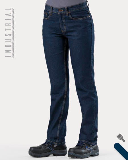 Industrial denim jeans (14 oz) for women