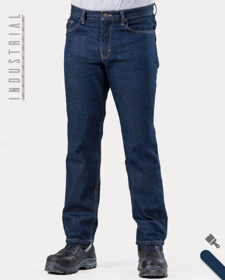 Industrial denim jeans (14 oz) for men