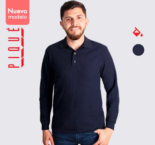 Playera Polo Manga Larga 