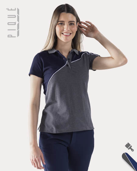 Combined Work Polo for Women