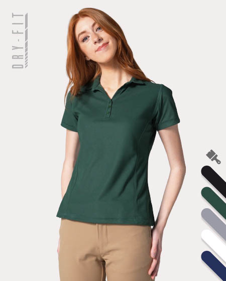 Playera Polo Micropique Transpirable Dama