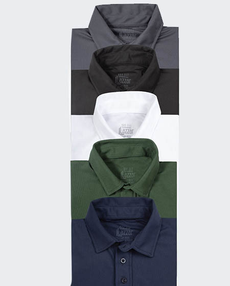 Breathable Micro Pique Polo Shirts