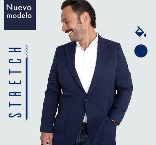 Saco Blazer azul marino para hombre