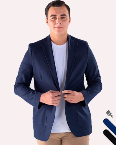 Saco Blazer azul marino para hombre