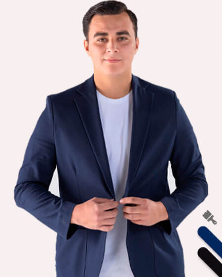 Saco Blazer azul marino para hombre