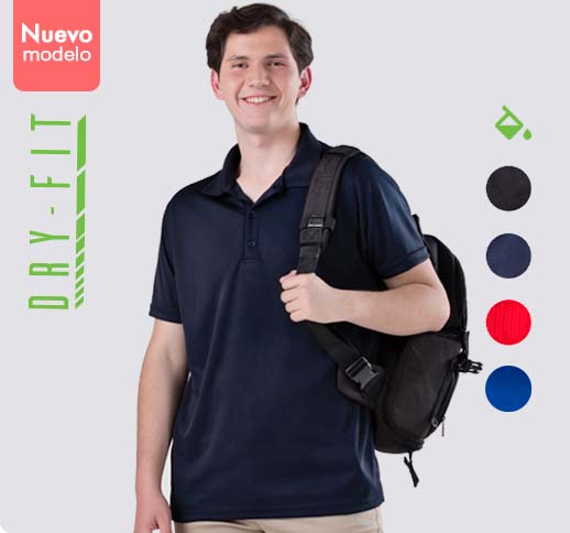 Playera Polo Dry Fit USA