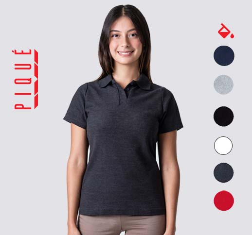 Playeras Polo Mujer Piqué W500