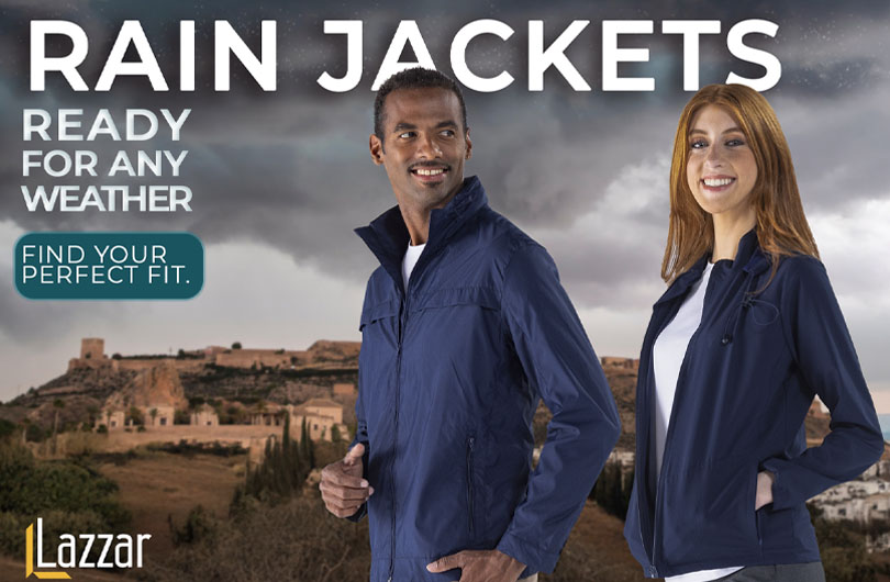 corporate rain jackets lazzar